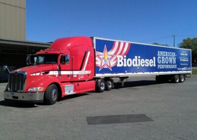 Biodiesel Track Wrap on Hoekstra Truck