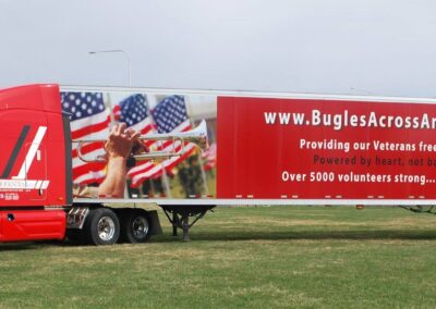 Bugles Across America Truck Wrap